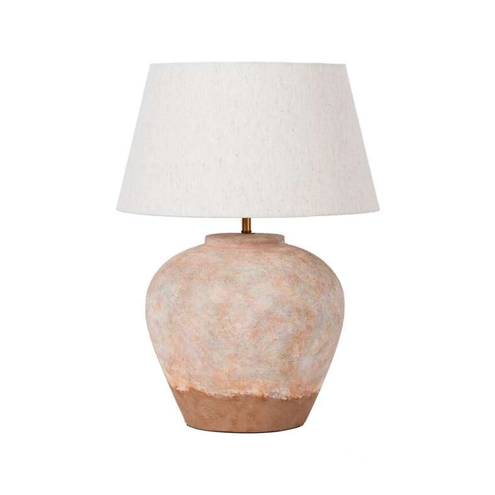 Asher E27 Ceramic Table Lamp 45X62Cm - Orange