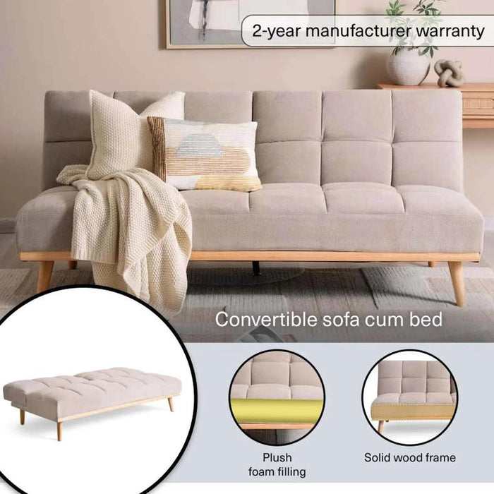 Ashle Sofa Bed - Beige