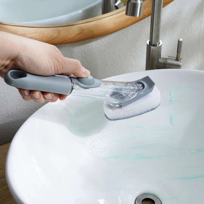 Ashton 2-Piece Cleaning Brush Set - Grey Pan Home