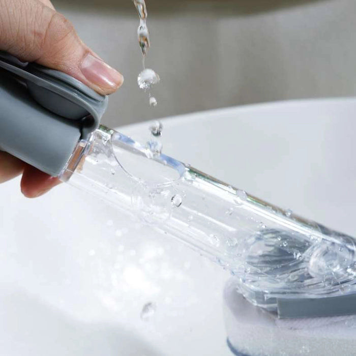 Ashton 2-Piece Cleaning Brush Set - Grey Pan Home