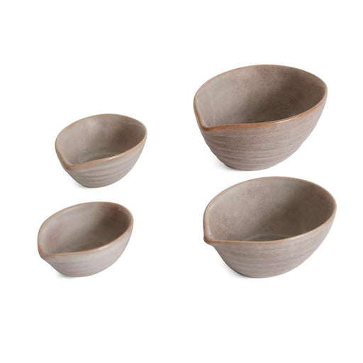 Aska Reactive 4-Piece Chip Dip - Grey Pan Home