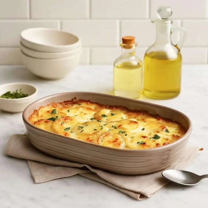 Aska Reactive Oval Baking Dish 30.8X21X5.5Cm - Grey Pan Home