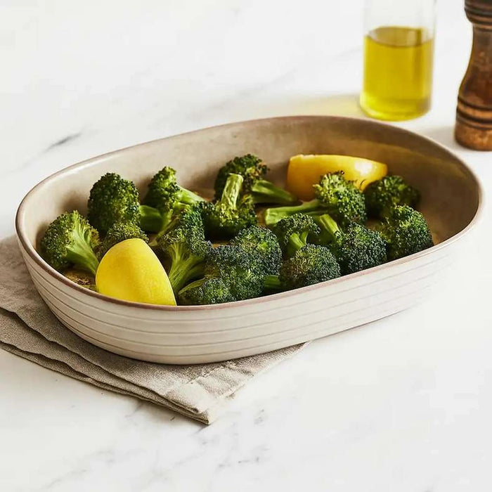 Aska Reactive Oval Baking Dish 36X26X5.7Cm - Grey Pan Home