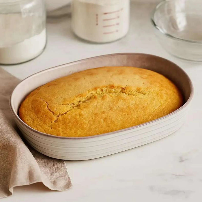 Aska Reactive Oval Baking Dish 36X26X5.7Cm - Grey Pan Home