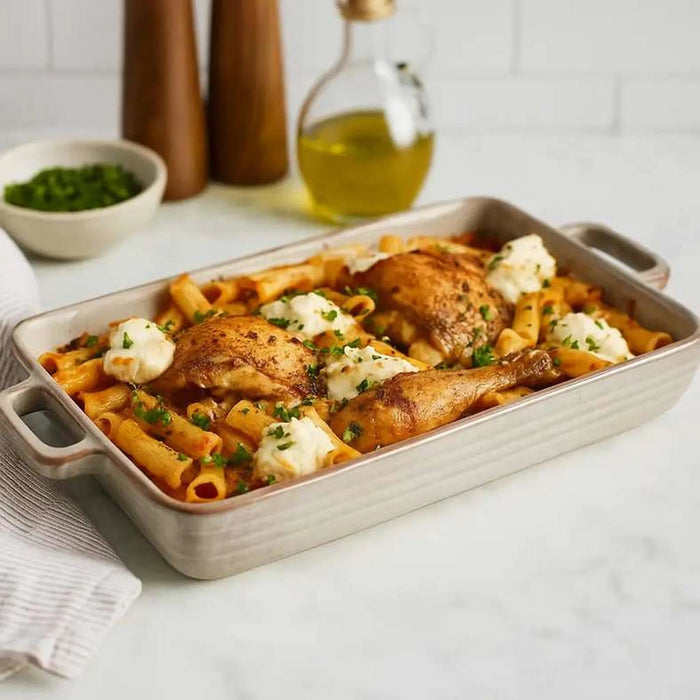 Aska Reactive Rectangular Baking Dish 39.8X19.8X5.5Cm - Grey Pan Home