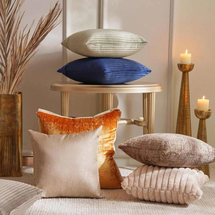 Aspark Filled Cushion - Silver Pan Home