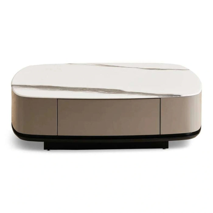 Aspen Coffee Table Marble - White Grey