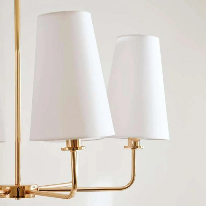 Astra 6-Lights E-14 Pendant Lamp 90X100Cm - Gold Pan Home