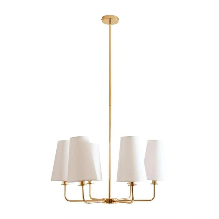 Astra 6-Lights E-14 Pendant Lamp 90X100Cm - Gold Pan Home
