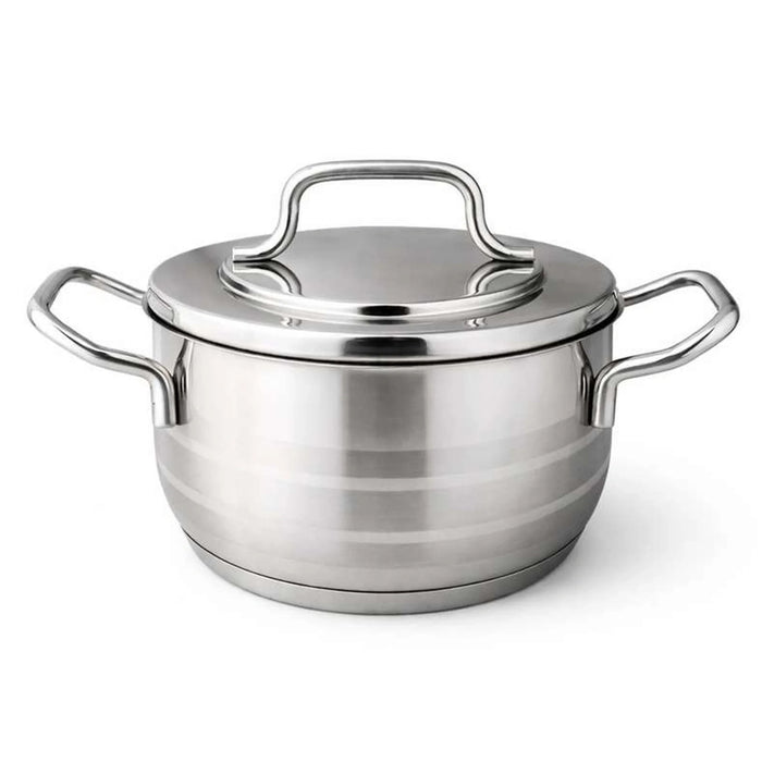 Astra Cooking Pot With Lid Dia24Cm -Chrome