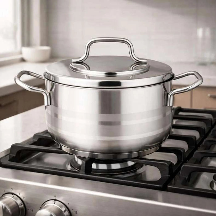 Astra Cooking Pot With Lid Dia32Cm -Chrome