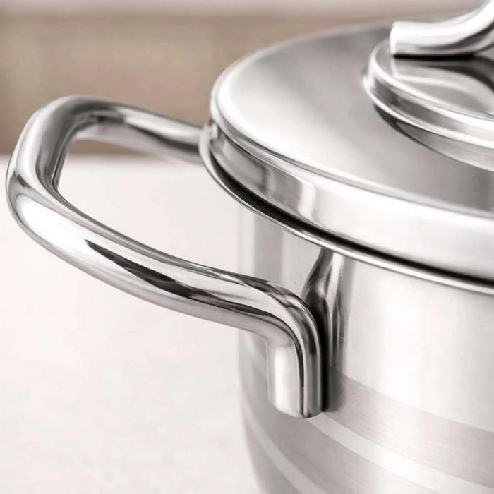 Astra Cooking Pot With Lid Dia32Cm -Chrome