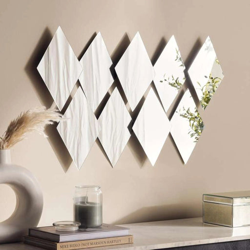 Astral 9-Piece Decorative Mirrors 20X32Cm - Clear Pan Home