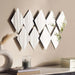 Astral 9-Piece Decorative Mirrors 20X32Cm - Clear Pan Home