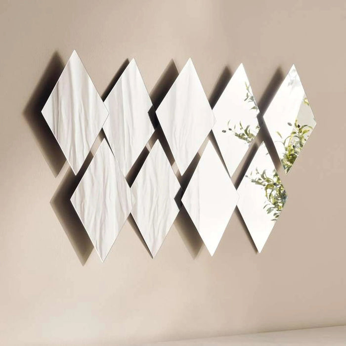 Astral 9-Piece Decorative Mirrors 20X32Cm - Clear Pan Home