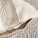 Astrea Chevron Embroidered Down Alt Filled Cushion 35X50Cm - Natural Pan Home