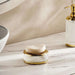 Astrid Glass Soap Dish - Gold Pan Home