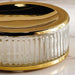 Astrid Glass Soap Dish - Gold Pan Home