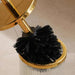 Astrid Glass Toilet Brush Holder - Gold Pan Home