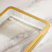 Astrid Glass Towel Tray - Gold Pan Home
