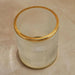 Astrid Glass Waste Bin - Gold Pan Home