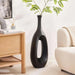Athena Fibre Glass Hollow Vase 23X32X91Cm- Black Pan Home