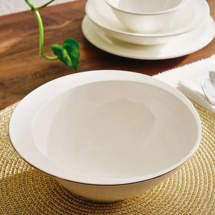 Athena Porcelain Vegetable Bowl Dia21.6Cm - White