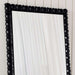 Athens Wooden Beaded Floor Mirror 91.5X5X183Cm- Black Pan Home