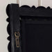 Athens Wooden Beaded Floor Mirror 91.5X5X183Cm- Black Pan Home