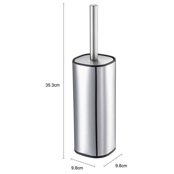 Atlas Metal Fingerprint Resistant Toilet Brush Holder 9.8X9.8Xh35.3Cm - Chrome