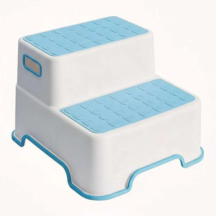 Atlas Two-Step Stool 30.9X33.5X22.9Cm - White/Blue