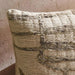 Atlas Wool Embroidered Down Alternative Filled Cushion 50X50Cm - Natural Pan Home