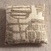 Atlas Wool Embroidered Down Alternative Filled Cushion 50X50Cm - Natural Pan Home