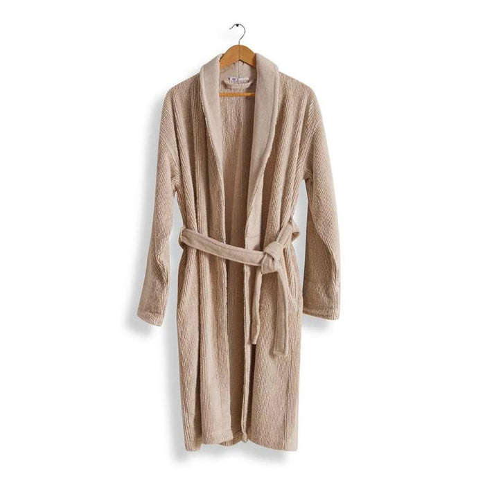 Audrey Microcotton Bathrobe L/Xl - Beige Pan Home