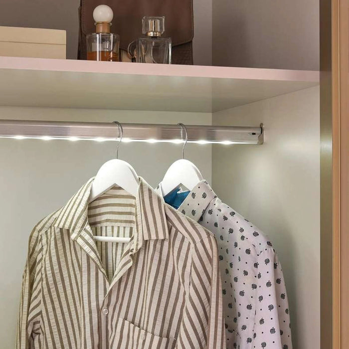 Aura 6 Door Wardrobe - Sand Grey Pan Home