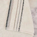 Austin Border 700Gsm  Fingertip Towel 30X30Cm- White Pan Home