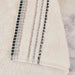 Austin Border 700Gsm  Fingertip Towel 30X30Cm- White Pan Home