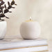 Austin Ceramic Round Taper Candle Holder Dia8.9cm - White Pan Home