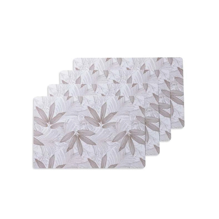 Autumn 4-Piece Printed Placemat Set 28X43Cm - Beige