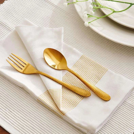 Avelot 12Pcs Cutlery Set Gold Pan Home