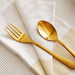 Avelot 12Pcs Cutlery Set Gold Pan Home