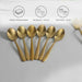 Avelot 12Pcs Cutlery Set Gold Pan Home