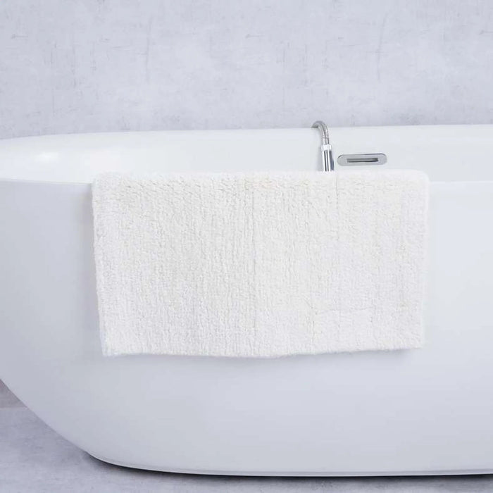 Avenue Tufted Reversible Bathmat 55X85Cm - Cream Pan Home