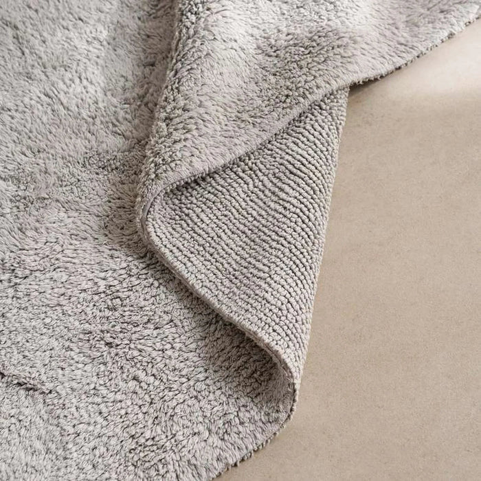 Avenue Tufted Reversible Bathmat 55X85Cm - Light Grey Pan Home