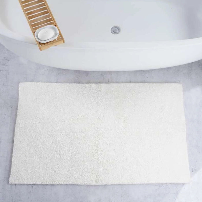 Avenue Tufted Reversible Bathmat 70X120Cm - Cream Pan Home