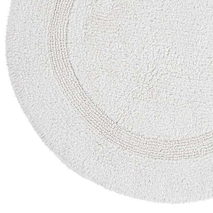 Avenue Tufted Reversible Round Bathmat Dia70Cm - Cream Pan Home