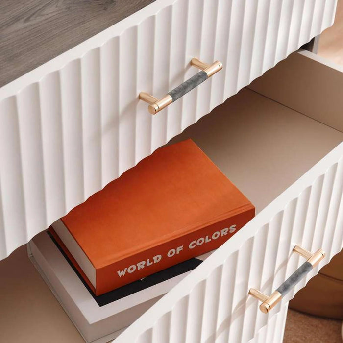 Aversa Chest Of 5 Drawer - White