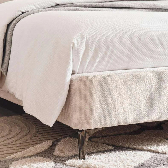 Aversa King Bed 180X200 Cm - Off White Pan Home
