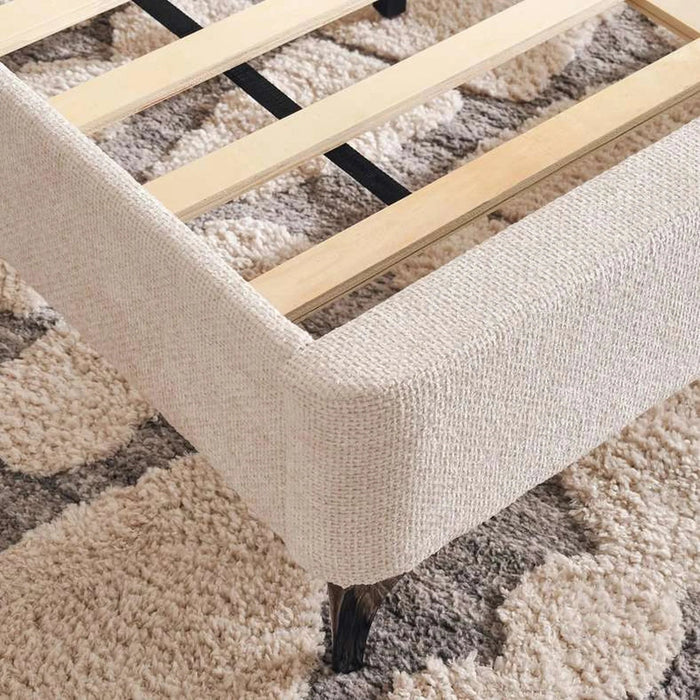 Aversa King Bed 180X200 Cm - Off White Pan Home