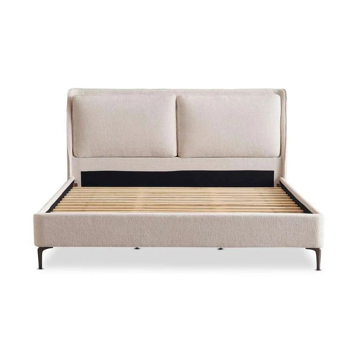 Aversa King Bed 180X200 Cm - Off White Pan Home